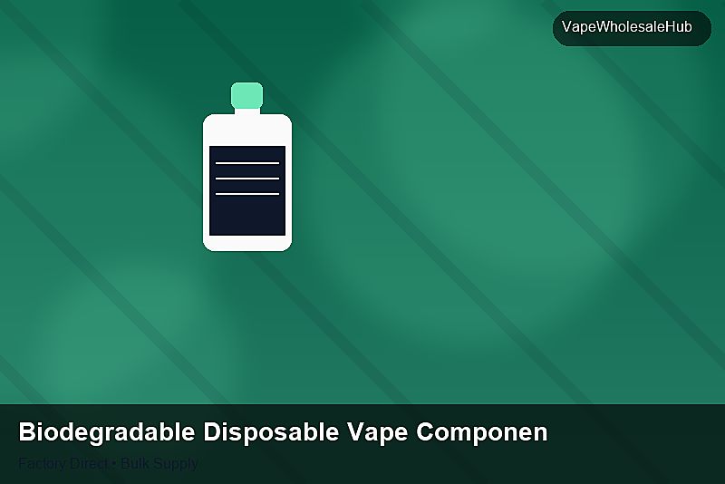 Biodegradable Disposable Vape Components Bulk — Biodegradable Disposable Vape Components Bulk: Shipping & Logistics | 2026 Edition photo 1